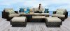 Portofino 6 Piece Patio Set with Sunbrella Fabric - Espresso