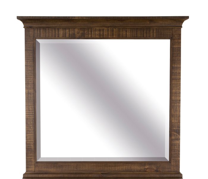Rustic Nutmeg Brown Mirror - Bay Creek