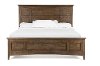 Clearance Rustic Brown Queen Storage Bed - Bay Creek