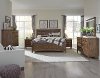 Rustic Brown 4 Piece California King Bedroom Set - Bay Creek