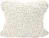 Natural Chess Knit Euro Sham with Down Insert
