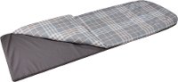 50214 Large Blue Plaid Sleeping Bag - Duvulay