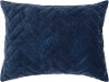 Indigo Blue Standard Size Quilted Sham - Riviera