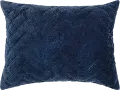 Indigo Blue Standard Size Quilted Sham - Riviera