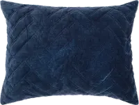 Indigo Blue Standard Size Quilted Sham - Riviera