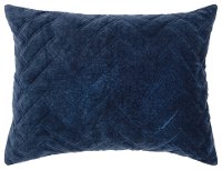 Indigo Blue King Size Quilted Sham - Riviera