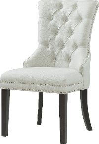 Natural White Dining Room Chair - Adelle