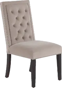 Otter Gray Velvet Upholstered Dining Room Chair - Jayden