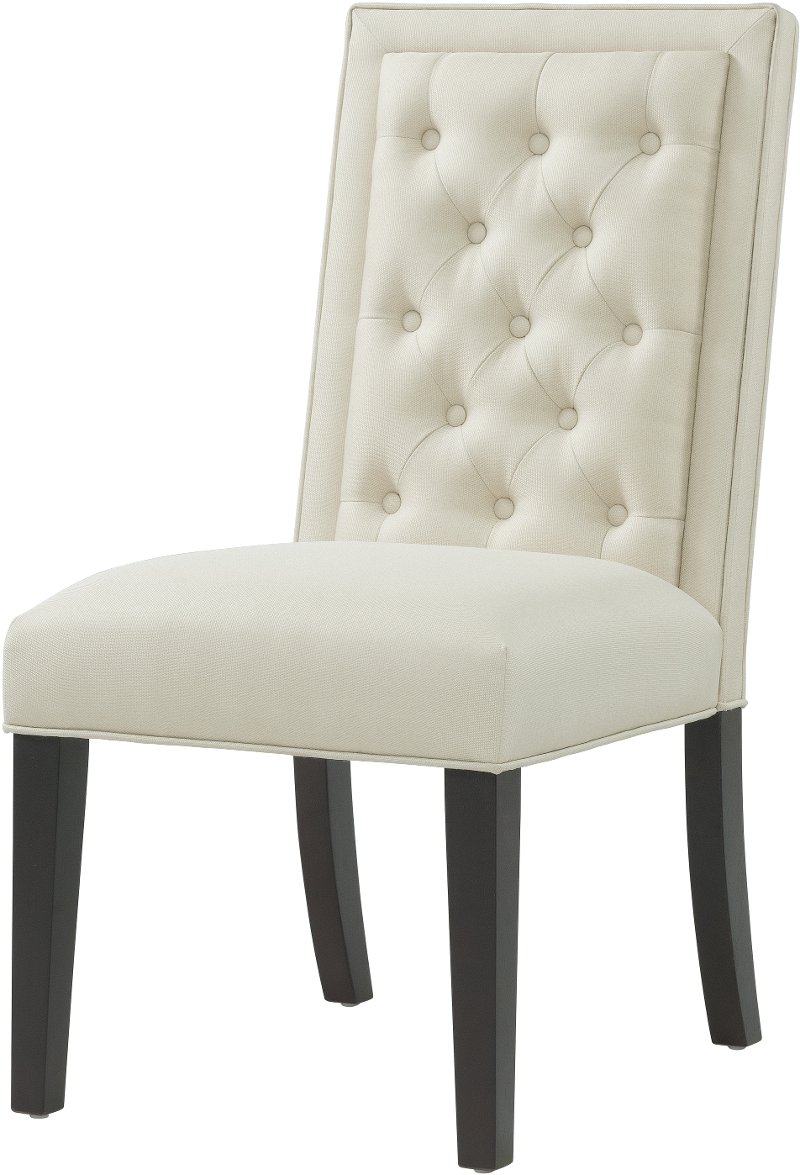 Cream Upholstered Dining Room Chair, White Leather Chairs Dining Room