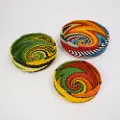 9 Inch Multi Color Hand Woven Bowl