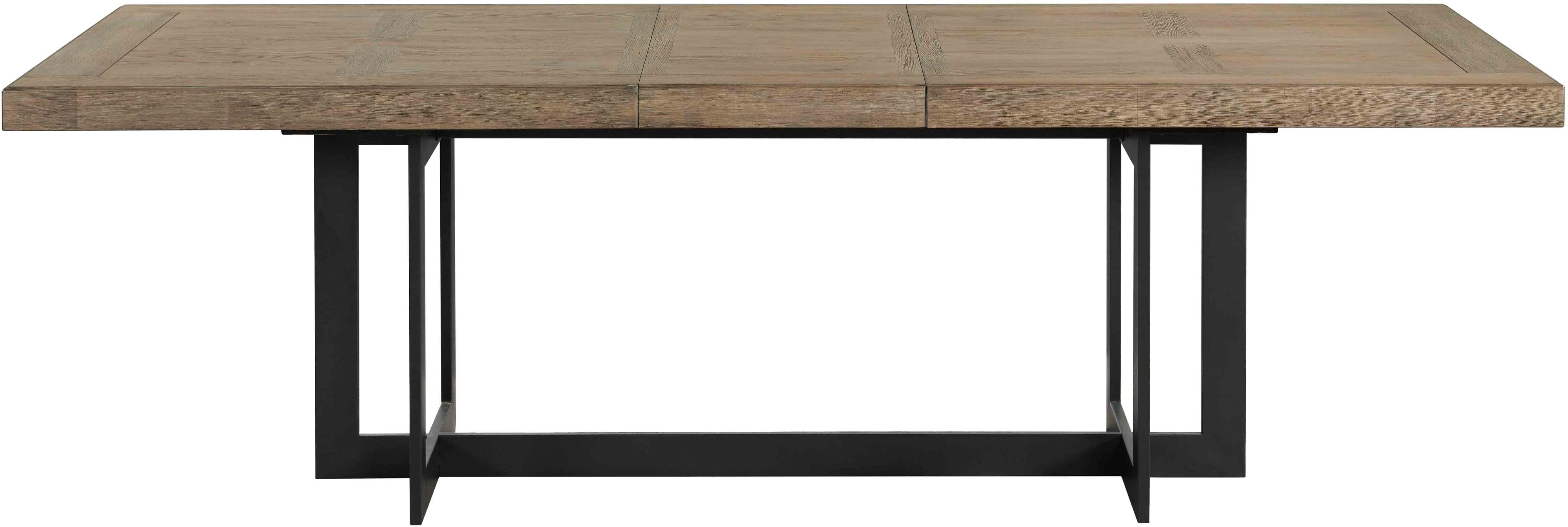 Eden Modern Beige and Metal Dining Room Table-3