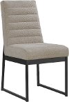 Beige Upholstered Dining Room Chair - Eden