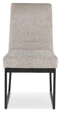 Beige Upholstered Dining Room Chair - Eden-3