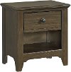 Rustic Contemporary Brown Nightstand - Tahoe