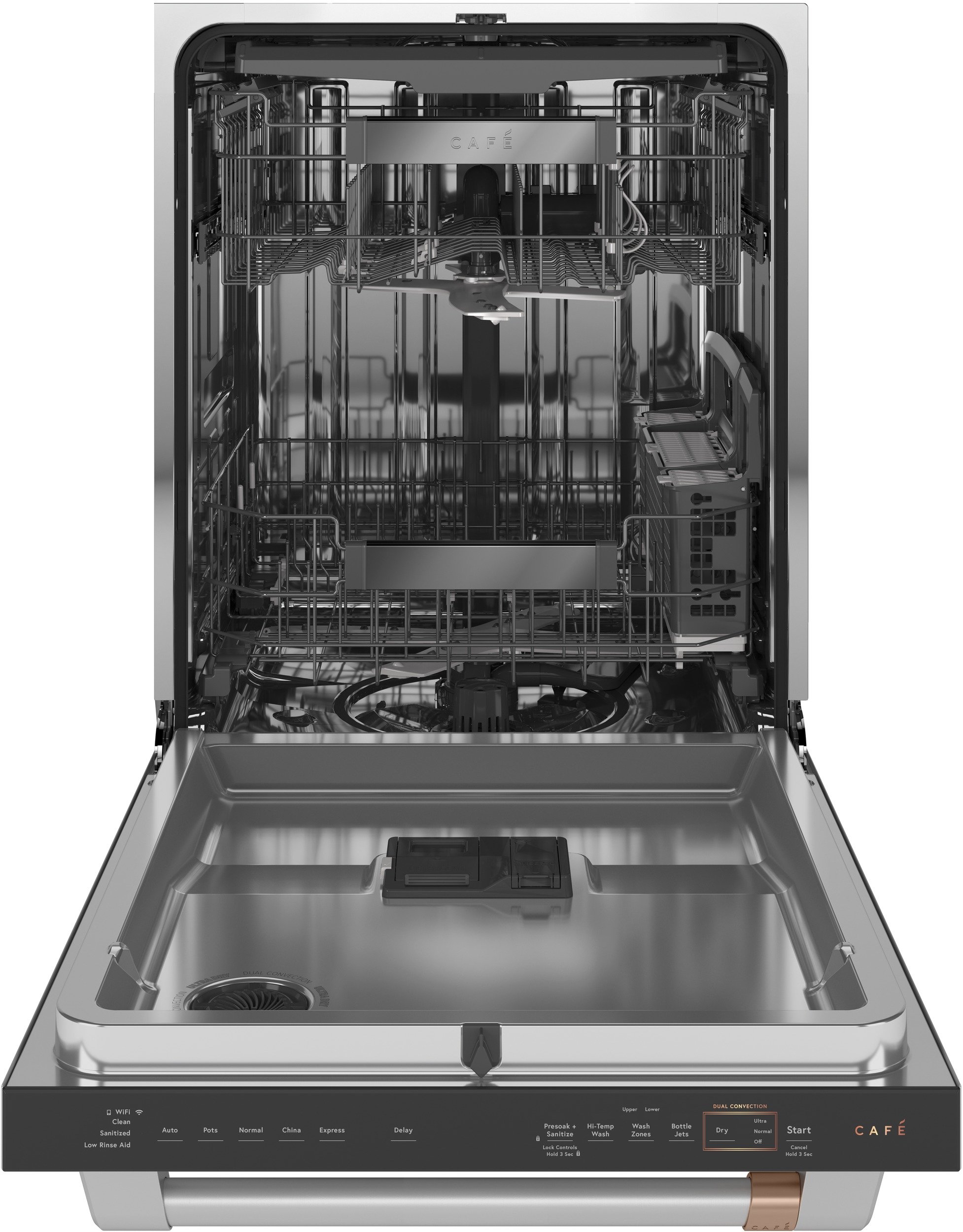 CDT875P2NS1 Cafe Smart Dishwasher with Hidden Controls - Stainless Steel-2