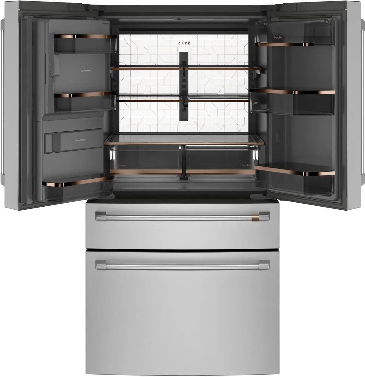 CVE28DP2NS1 Cafe 27.8 cu ft French Door Refrigerator - Stainless Steel-2