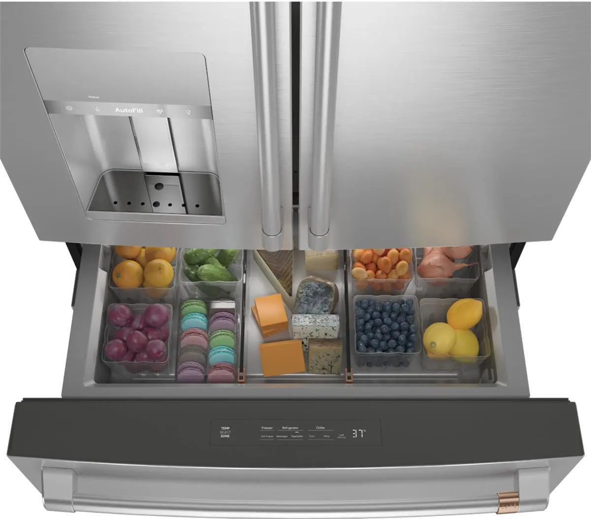 CVE28DP2NS1 Cafe 27.8 cu ft French Door Refrigerator - Stainless Steel-5