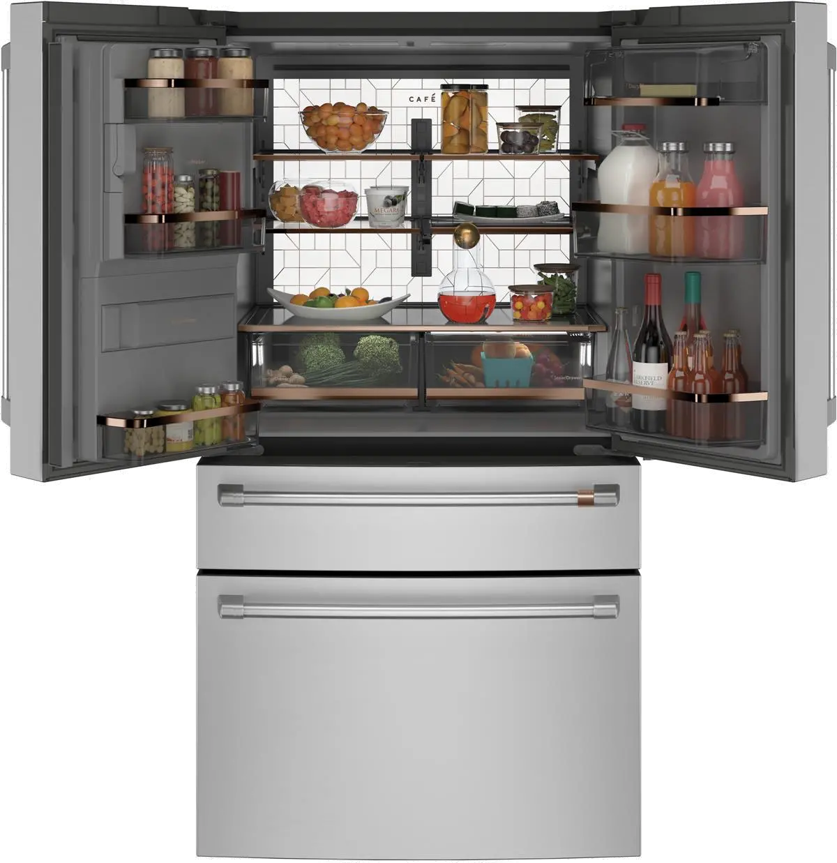 CVE28DP2NS1 Cafe 27.8 cu ft French Door Refrigerator - Stainless Steel-8