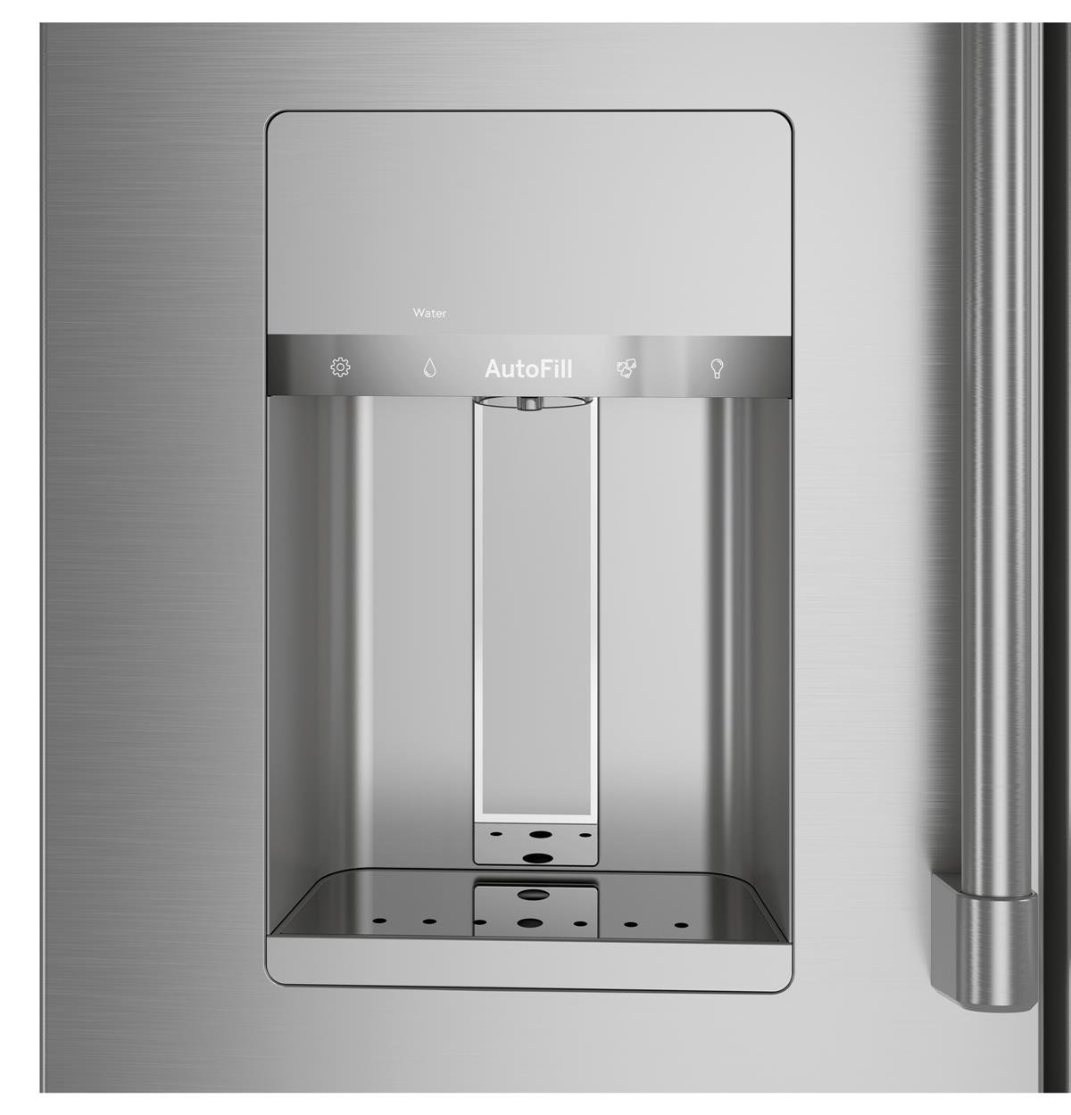 CVE28DP2NS1 Cafe 27.8 cu ft French Door Smart Refrigerator - 36 W Stainless Steel-3