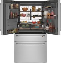 CVE28DP2NS1 Cafe 36 Inch French Door Smart Refrigerator - 27.8 cu. ft., Stainless Steel-8