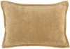 Suede Tan Rabun Throw Pillow