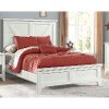 Rustic Contemporary White Twin Bed - Tahoe
