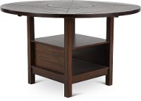 Dark Brown Round Counter Height Dining Room Table - Madison