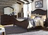Clearance Traditional Dark Brown 3 Piece Queen Bedroom Set - Catawba