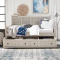 824/DAYBED Heartland Antique White Twin Day Bed with Trundle