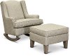 Linen Beige 2 Piece Rocker Runner with Ottoman - Willow