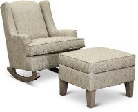 Linen Beige 2 Piece Rocker Runner with Ottoman - Willow