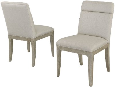 Gray Oak Uphosltered Dining Room Chair - Vancouver