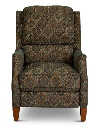 Brown Traditional High-Leg Pushback Recliner - Sandlewood-2