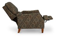 Brown Traditional High-Leg Pushback Recliner - Sandlewood-3