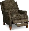 Sandlewood Traditional Brown High-Leg Pushback Recliner