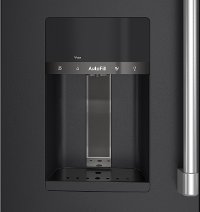 CVE28DP3ND1 Cafe 36 Inch French Door Smart Refrigerator - 27.8 cu. ft., Matte Black-5