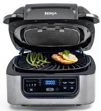 AG302 Ninja Foodi 5-in-1 Indoor Grill with Air Fryer