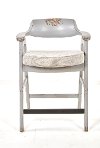 Distressed 24 Inch Gray Counter Height Stool - Wagner