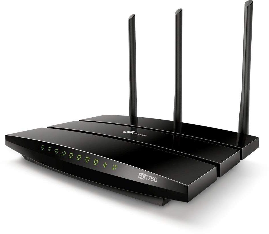 AC1750 WIRELESS DUAL BAND GIGABIT ROUTER TP-Link Archer C7 AC1750 Dual Band Wireless AC Gigabit Router - Black-1