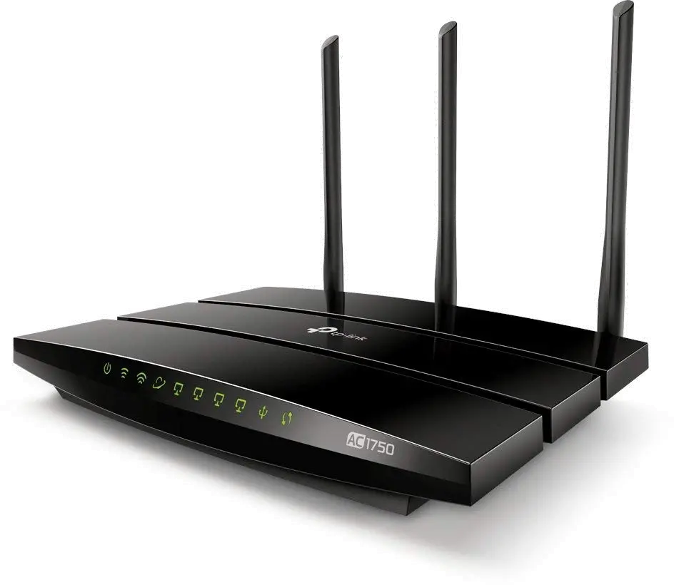 AC1750 WIRELESS DUAL BAND GIGABIT ROUTER TP-Link Archer C7 AC1750 Dual Band Wireless AC Gigabit Router - Black-1