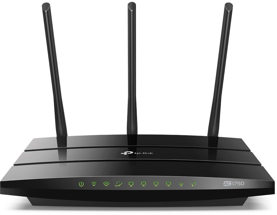 AC1750 WIRELESS DUAL BAND GIGABIT ROUTER TP-Link Archer C7 AC1750 Dual Band Wireless AC Gigabit Router - Black-2