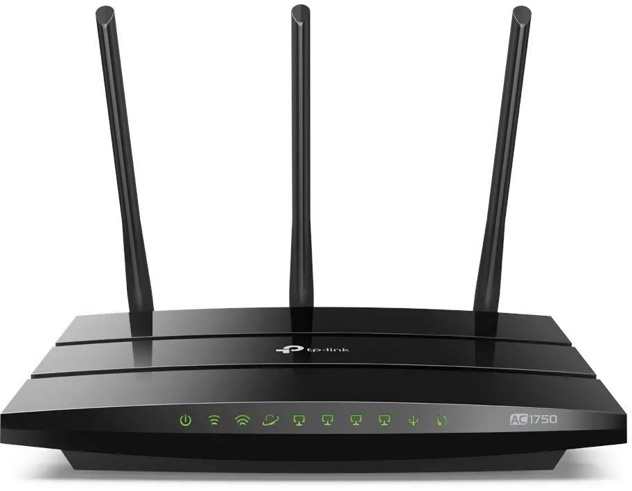 AC1750 WIRELESS DUAL BAND GIGABIT ROUTER TP-Link Archer C7 AC1750 Dual Band Wireless AC Gigabit Router - Black-2