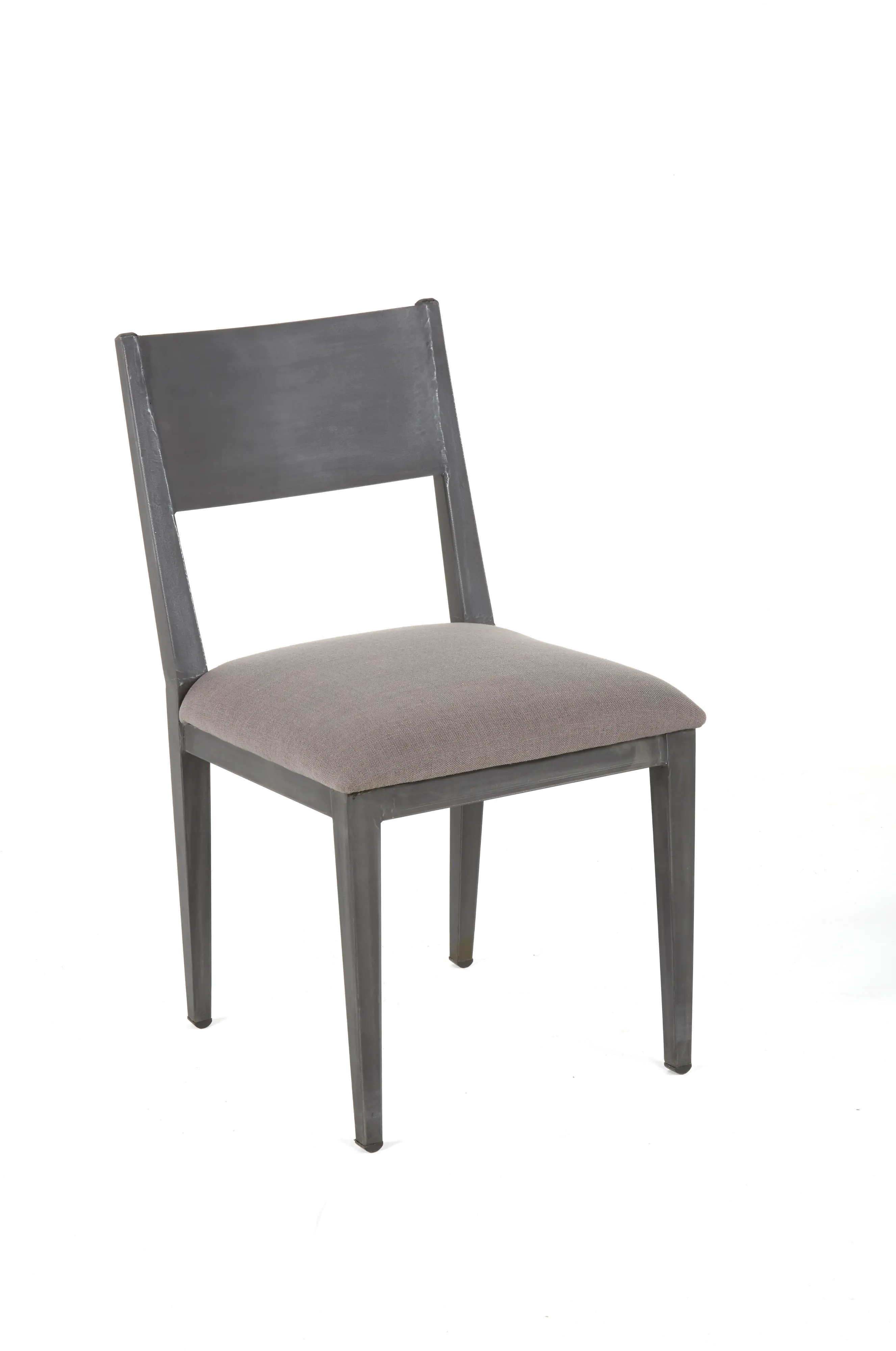 Gray Iron Dining Room Chair - Logan-1