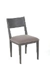 Gray Iron Dining Room Chair - Logan