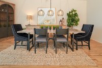 Industrial Wood and Metal 5 Piece Dining Room Set - Logan-2