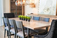 Industrial Wood and Metal 7 Piece Dining Room Set - Logan-6