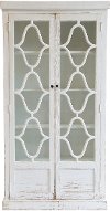 Clearance Antique White Display Cabinet - Maribelle