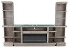 Modern 74 inch Fireplace Entertainment Center - Celino