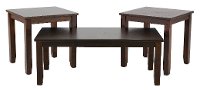 Jax Walnut Brown Table Group, Set of 3-2