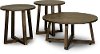 Dark Brown Occasional Table Group - Industrial